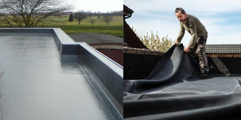 EPDM vs GRP Flat Roofing